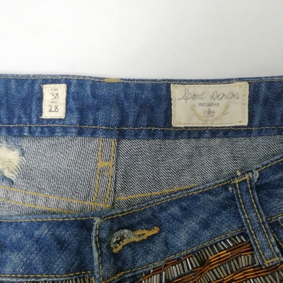 Sport denim shorts - Picture 2 of 4